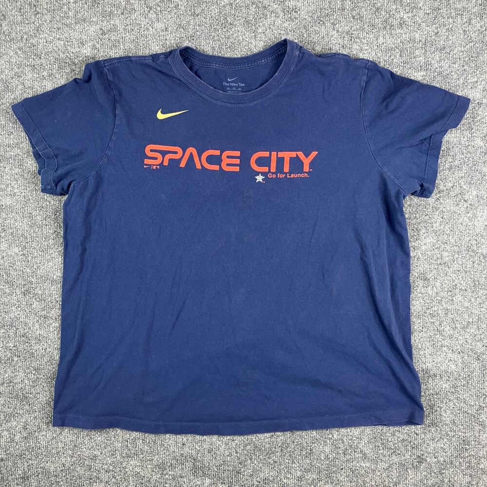 Nike Space City Gurriel Astros‎ Houston T-Shirt Mens Large Navy Blue